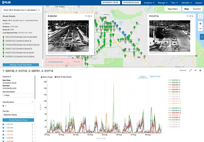 FLIR Systems 推出用于预测性交通管理的人工智能红外交通传感器